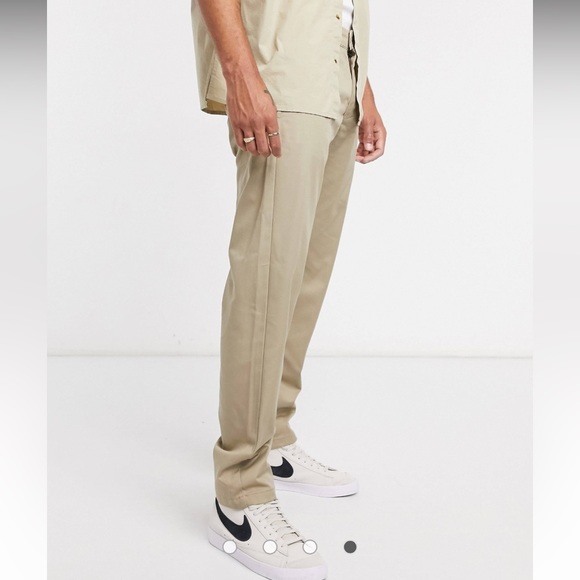 Two Pairs of ASOS Chinos -navy and khaki - Picture 6 of 16